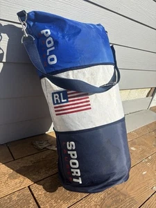 Vintage Ralph Lauren Polo Sport Expanding Bag Rare 1990’s Zip Around - Bild 1 von 16
