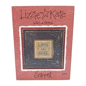 Lizzie Kate Life’s a Stitch Snippet Cross Stitch Chart Only - Picture 1 of 4