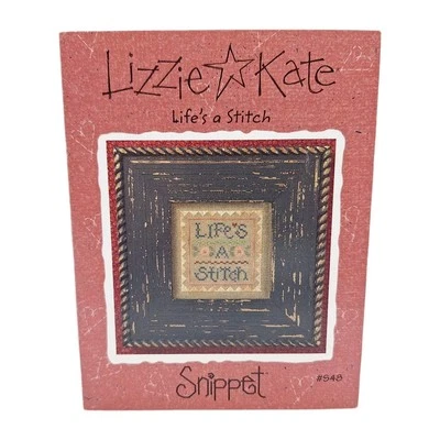 Lizzie Kate Life’s a Stitch Snippet Cross Stitch Chart Only - Image 1 of 4
