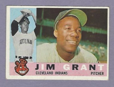 1960 Topps - #14  Jim Grant - Cleveland Indians - Ex+ - Image 1 of 2