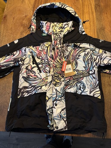 The north face supreme Multi Dragon Steep Tech Set Gloves Pants Jacket Medium