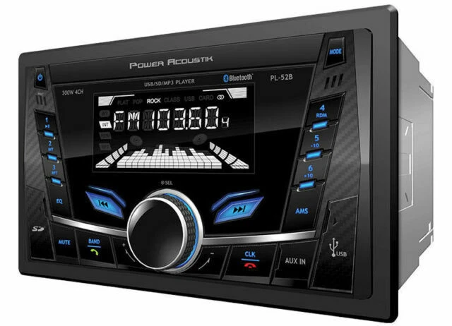 Power Acoustik PL-52B 2 DIN AM/FM Receiver