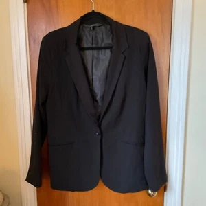 Giacca blazer donna Mossimo nero foderato lavoro carriera tg L tasche classico bottoni - Foto 1 di 11