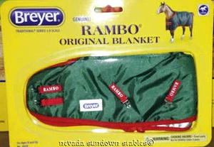 Breyer Model Horse Accessories Traditional Size Rambo Horse Blanket - Picture 1 of 1