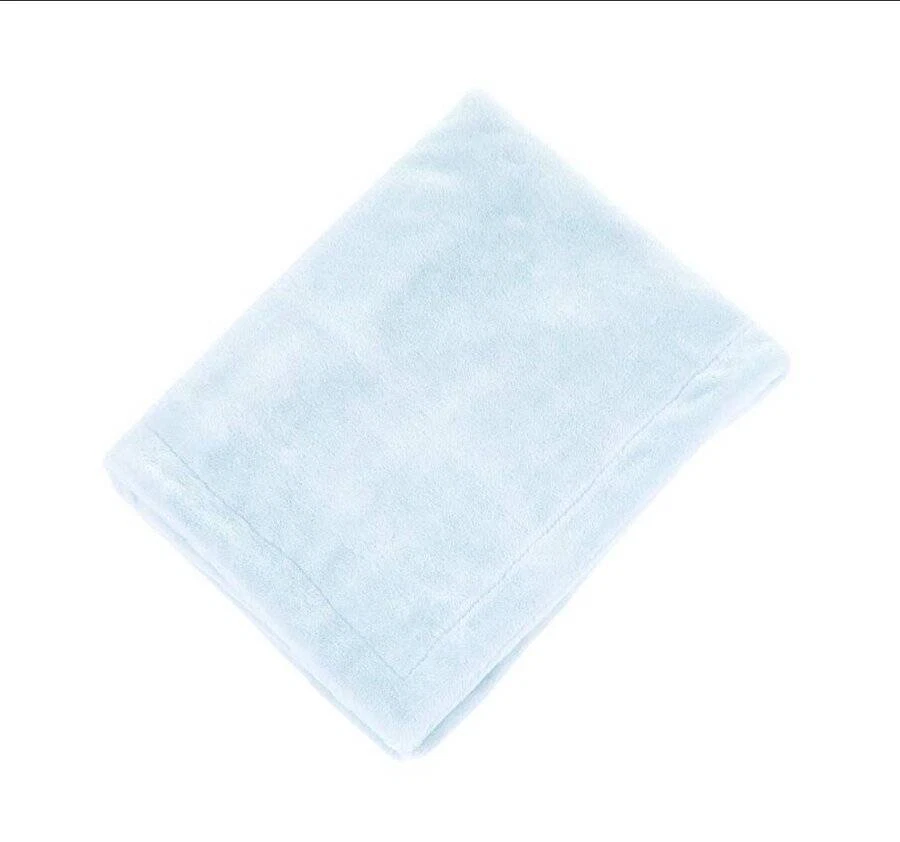 London Bridge от Maison Chic мягкий синий роскошный мех детское одеяло 30 «x 40» - Изображение 1 из 1