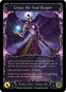 Flesh and Blood FAB Ursur, the Soul Reaper - FAB022 NM Cold Foil Promos - Picture 1 of 1