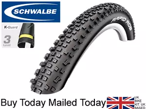 Schwalbe Rapid Rob 26 27.5 29 x 2.1 2.25 MTB Cross Country Mountain Bike Tyre - Picture 1 of 2