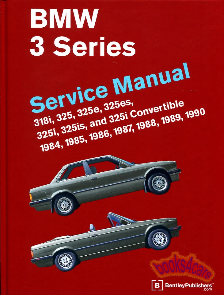 BMW E30 SHOP MANUAL SERVICE REPAIR BOOK WORKSHOP BENTLEY GUIDE 325 318 - Image 1 of 1