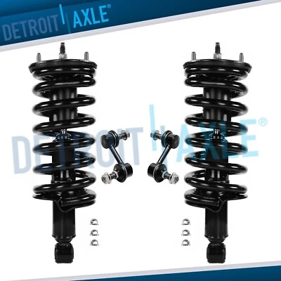 RWD Front Struts w/Coil Springs Sway Bars Kit for QX56 Pathfinder Armada TITAN - Image 1 of 4