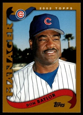 2002 Topps Baseball Card Don Baylor Chicago Cubs #280 - Image 1 of 2