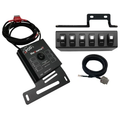 sPod Schalterpanel SourceLT grüne LED Switch Panel Jeep Wrangler JK 09 - 18 - Immagine 1 di 4