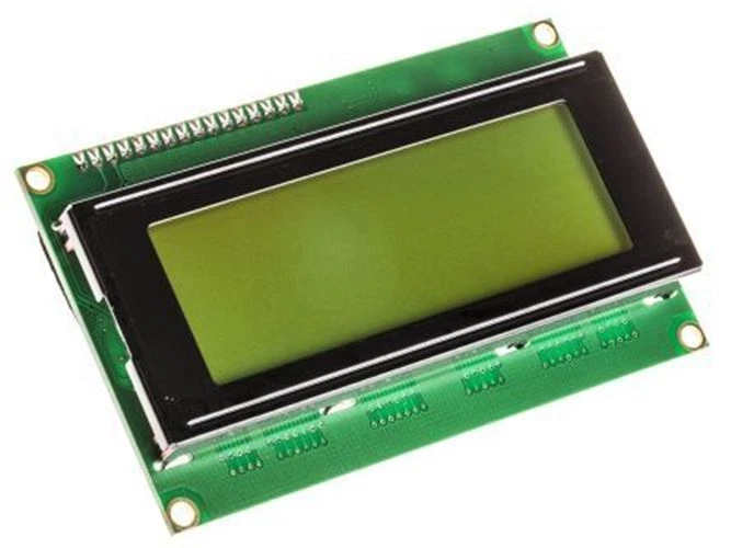 Parallax Inc 27979 Alphanumeric LCD Display, Black on Green, 4 Rows by 20 Charac - Image 1 of 1