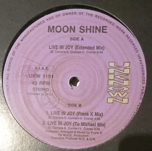 Moon Shine - Live IN JOY - UNKNOWN - 1990 - Italy - UKW 1191 - Bild 1 von 2
