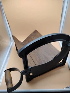 Vintage 40’er-50er Jahre? U.M.I UMI Brotschneidemaschine Holz Metall - Bild 1 von 16