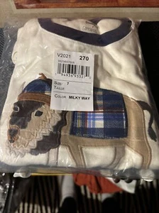 Gymboree Kids Pajamas Size 7 (top And Bottom/ Pajama Set) - Picture 1 of 2