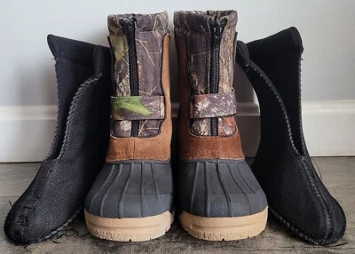 BOTAS DE INVIERNO/NIEVE NIÑOS OZARK TRAIL TALLA 1 CREMALLERA Y CORREA Foto 1 de 4