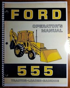 Ford 555 Tractor Loader Backhoe 1978-84 Owner's Operator's Manual SE 3702-A 9/80 - Picture 1 of 12