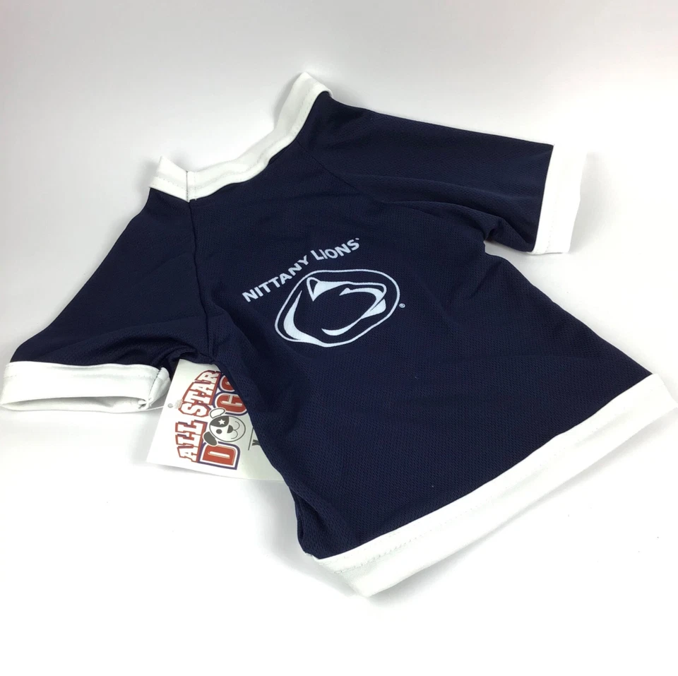 Penn State Nittany Lions NCAA / Dog Cat Pet Shirt Football T-Shirt Jersey / XS - Image 1 of 3