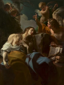 The Penitent Magdalene | Corrado Giaquinto | 1750 Rococo Christian Print - Picture 1 of 9