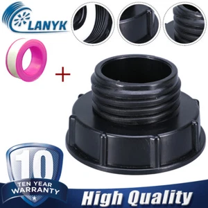 IBC Adapter S80(80mm)Feingewinde auf S60x6 (60mm) IBC Tank Anschluss Dichtungs - Bild 1 von 16
