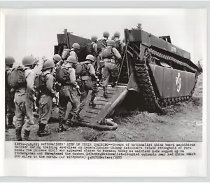 Chiang Kai Shek NATIONALIST MILITARY of FORMOSA Taiwan 1955 Press Photo - Picture 1 of 2