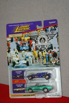 JOHNNY LIGHTNING 1970 OLDSMOBILE 442 БИРЮЗОВЫЙ INDY PACE АВТОМОБИЛЬ - Изображение 1 из 2