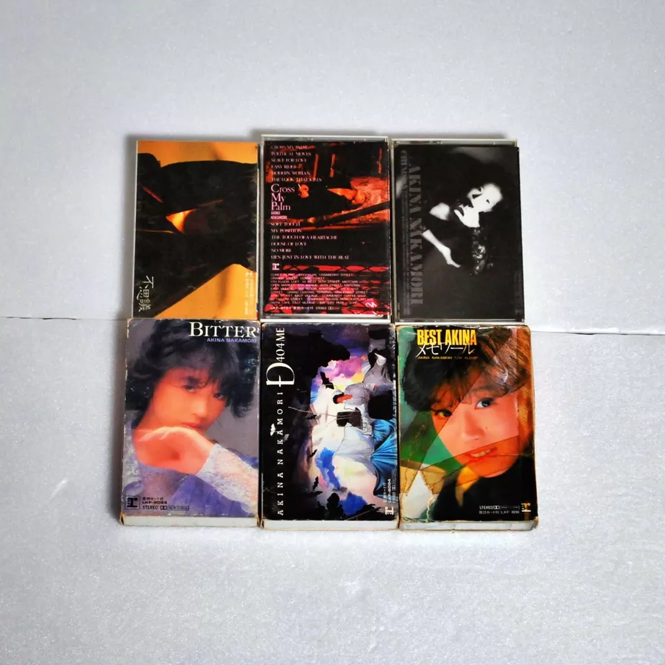 Akina Nakamori Lot of 6 Best akina Memoir Bitter And Sweet Cassette Tape Japan - Image 1 of 4