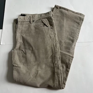 Calvin Klein Jeans Khaki Tan Corduroy Pants Size 36 Straight Leg EUC! - Picture 1 of 5
