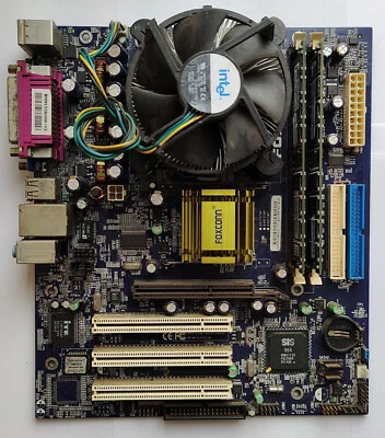 Foxconn 661M05-MX-GLS Motbo with Pentium 551 3.4GHz CPU and 2GB RAM - Test OK! - Image 1 of 4