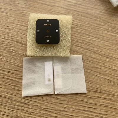 Esfera Para Rado Cerámica 963.0350.3 Tamaño 16/14 mm Negro Diamantes Y Manecillas Amarillo Foto 1 de 4