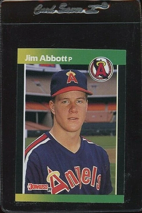 1989 DONRUSS BASEBALLS BEST #171 JIM ABBOTT ROOKIE RC CALIFORNIA ANGELS  - Image 1 of 1