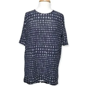 T-shirt LuLaRoe Irma taglia XXS nero bianco - Foto 1 di 7