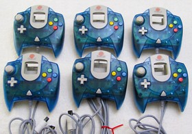 Official Sega Dreamcast Clear Blue Controller HKT-7700