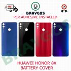 Rear Back Battery Cover For Huawei Honor 8X JSN-L21 Replacement With Adhesive