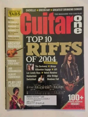 Guitar One Magazine January 2005 - Top 10 Riffs of 2004 - HENDRIX - BONAMASSA - Image 1 of 2