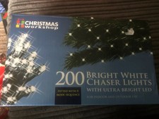 Christmas Workshop 200 LED Bright White Chaser Lights