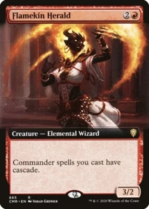 Flamekin Herald Commander Legends Magic MTG Creature CARD 1x (665) - Picture 1 of 1
