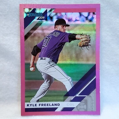 2019 Donruss Pink #126 Kyle Freeland Colorado Rockies  - Imagem 1 de 2