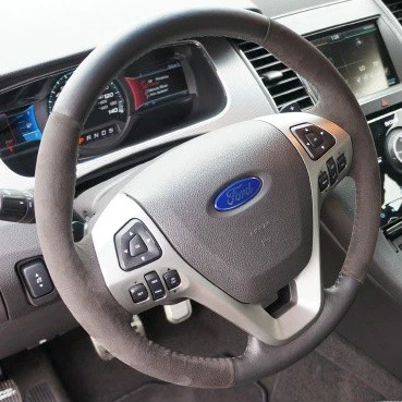 Volante de cuero gamuza Ford Taurus Alcantara 2013-2019 OEM NUEVO - sin calefacción Foto 1 de 1
