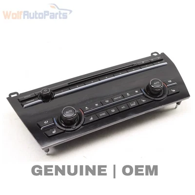 2013-2015 BMW 740LI XDRIVE - Radio / Climate Control TEMP UNIT 9324363 - Image 1 of 4