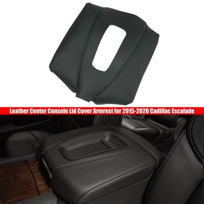 Кожаный чехол на подлокотник крышка центральной консоли для Cadillac Escalade 2015-2020 годов выпуска - Изображение 1 из 4