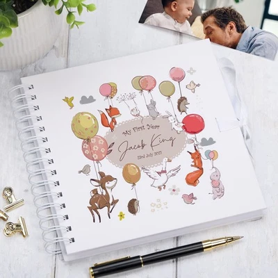 Álbum de fotos personalizado de mi primer año cumpleaños UV-295 Foto 1 de 4