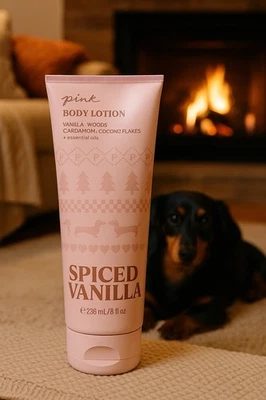 NOVO VICTORIA’S SECRET PINK SPICED BAUNILLA Loção Corporal Creme Selado 8 fl oz Novo - Imagem 1 de 2