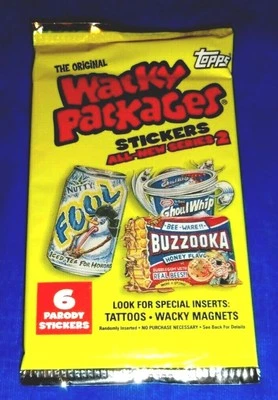 2005 Topps дурацкая упаковка все новые серии 2 наклейки упаковка  - Изображение 1 из 2