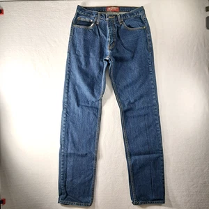 Arizona Brand Men's Jeans 31x34 Slim Straight Blue Non-distressed Dark Wash - Picture 1 of 13
