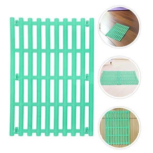 4 Pezzi Tappetini Piedini in Plastica per Coniglietto Criceto Porcellino d'India Gabbia - Foto 1 di 16