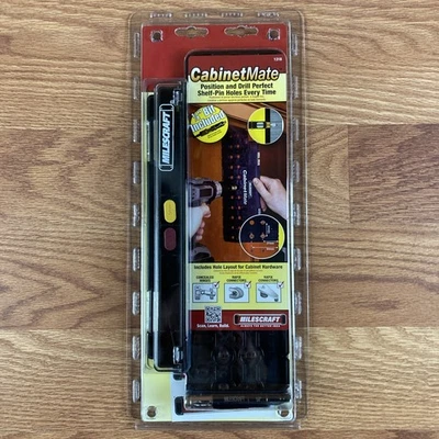 Milescraft 1316 CabinetMate Shelf Pin Drilling Jig Bit Included - BRAND NEW - Image 1 of 4