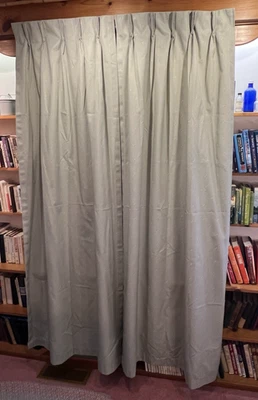 EUC pr Martha Stewart Everyday 83"L 绝缘石板/绿色 lt 灰色 PP 面板 — 第 1/4 张图片