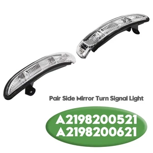 Pair Side Mirror Turn Signal Light for Mercedes-Benz W216 W221 W211 W219 - Picture 1 of 14