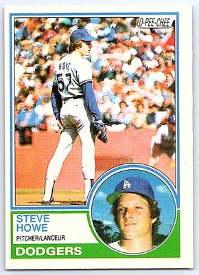 1983 O-Pee-Chee Steve Howe Los Angeles Dodgers #170 - Image 1 of 2